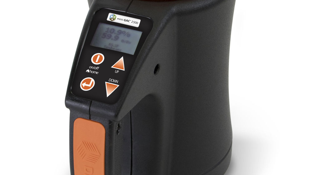 Un analyseur d’humidité portatif 