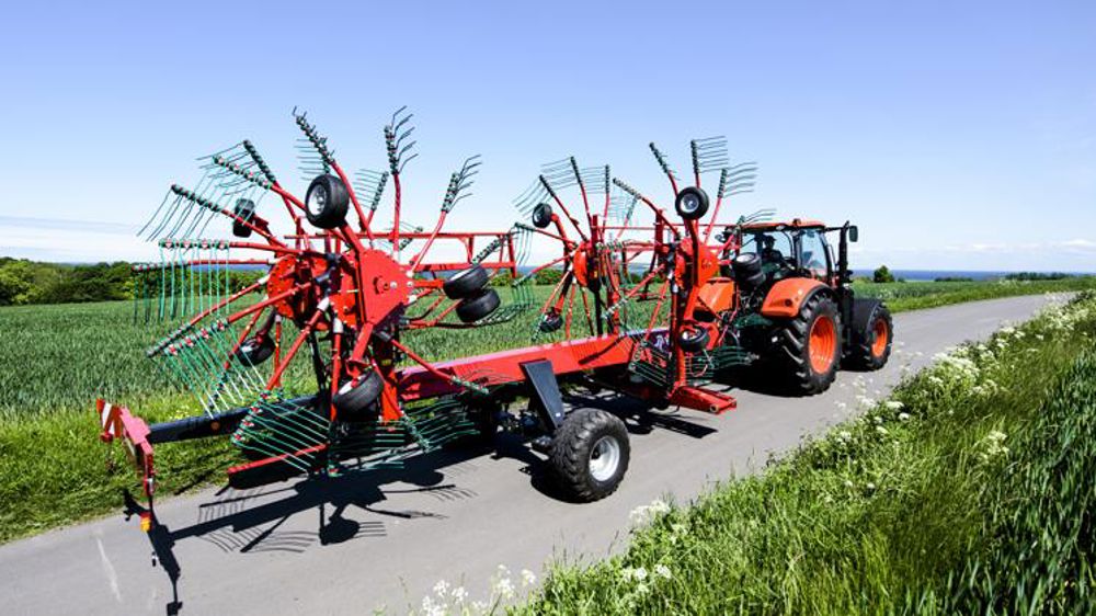 Un andaineur à quatre rotors