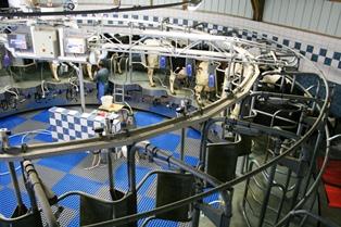 Salle de traite rotative