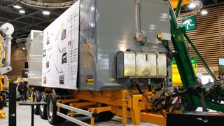 Une remorque à fond mouvant de 62 m3 Une remorque à fond mouvant de 62 m3
