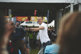 Jean-Luc Martin est le président du festival des Vieilles Charrues. Jean-Luc Martin est le président du festival des Vieilles Charrues.