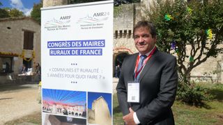 Éric Frétillère, maire de Saint Rémy-sur-Lidoire lors du Congrès des maires ruraux. Éric Frétillère, maire de Saint Rémy-sur-Lidoire lors du Congrès des maires ruraux.