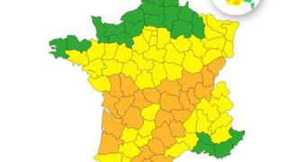 Vingt-cinq départements en alerte orange pour les orages Vingt-cinq départements en alerte orange pour les orages