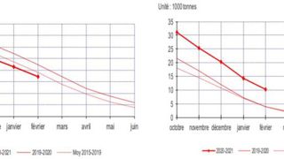 Les stocks de pommes reculent, ceux de poires progressent Les stocks de pommes reculent, ceux de poires progressent