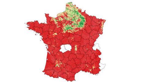 Répartition des betteraves selon les données du registre parcellaire graphique (RPG) de l’année 2019. © Xavier Bailleau