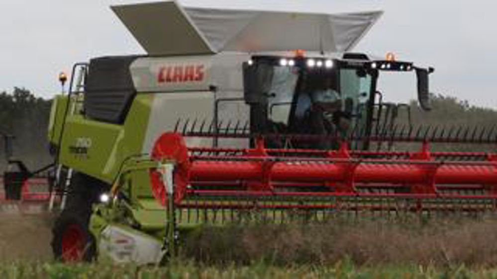 Claas dévoile sa moissonneuse-batteuse Trion Claas dévoile sa moissonneuse-batteuse Trion