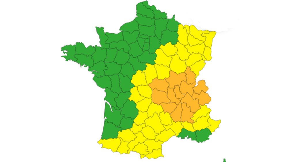 Treize départements en alerte orange pour les orages