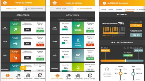Visuels de l’application. © Captain Farmer