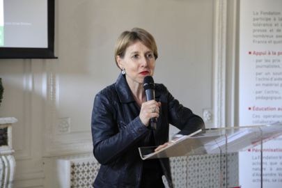 Anne Sander, député européen et candidate sur la liste menée par Les Républicains. © A. Marcotte/GFA