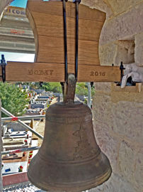 Cloche de la chapelle des Pénitents, 53 kg. © Hervé Philibert