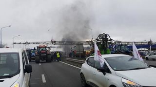 Toulouse paralysée par les tracteurs Toulouse paralysée par les tracteurs