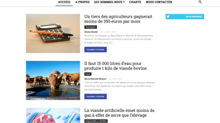 Le site internet Decodagri a été lancé par NGPA pour vérifier les informations agricoles avancés dans le débat grand public. ©Decodagri