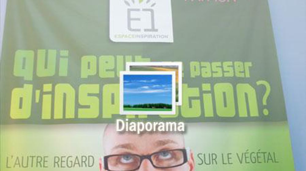 01. Salon du végétal 2011, affiche de l'espace inspiration.