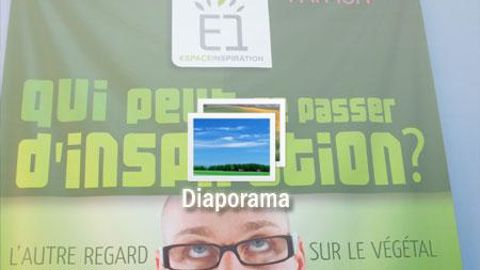 01. Salon du végétal 2011, affiche de l'espace inspiration.