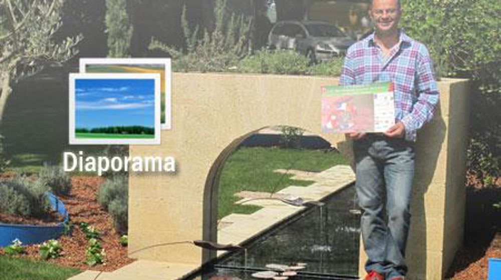 01. J'ai d'abord conçu un plan de départ, avec perspectives de présentation.
©Art des jardins.