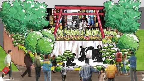 Un espace de 300 m2, préparé par les pépinières Ripaud, mettra à l'honneur l'art topiaire en jouant sur le contraste entre le Japon moderne et un jardin japonais traditionnel et zen. ©Ripaud Un espace de 300 m2, préparé par les pépinières Ripaud, mettra à l'honneur l'art topiaire en jouant sur le contraste entre le Japon moderne et un jardin japonais traditionnel et zen. ©Ripaud