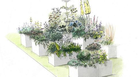 Le jardin conçu par l'association Plantes et Cultures permettra de visualiser vingt-cinq collections et leur appauvrissement imaginable si l'uniformisation du marché se poursuit. ©Plantes et Cultures Le jardin conçu par l'association Plantes et Cultures permettra de visualiser vingt-cinq collections et leur appauvrissement imaginable si l'uniformisation du marché se poursuit. ©Plantes et Cultures