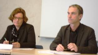 Marie Thérèse Bonneau, secrétaire général et Thierry Roquefeuil, président de la Fnpl.