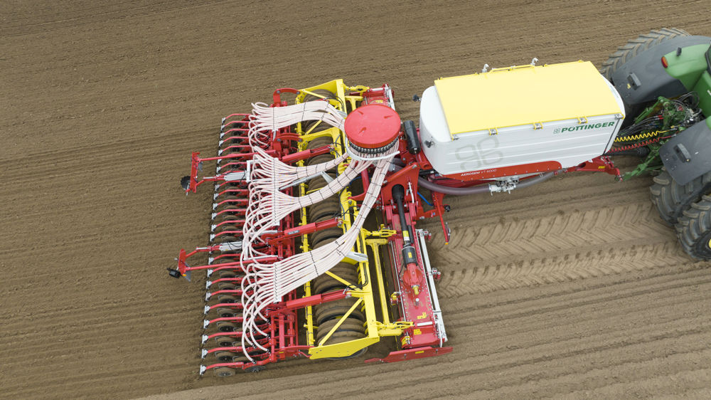 L’Aerosem VT 6000 DD de Pöttinger en version Single Shoot