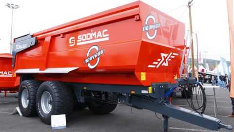 Les bennes Sodimac Xeal 2 atteignent 1,80 m de flanc Les bennes Sodimac Xeal 2 atteignent 1,80 m de flanc