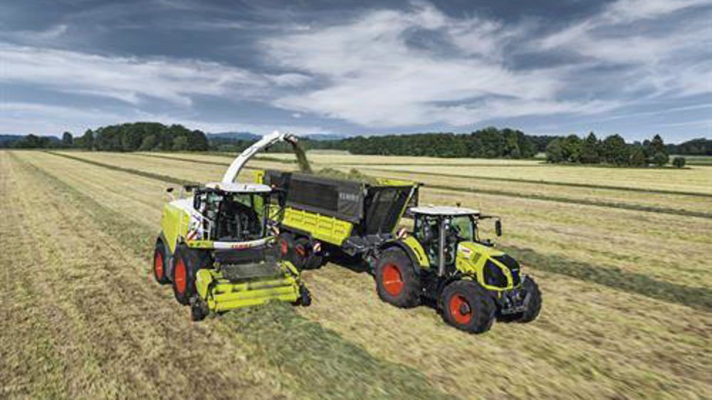 Le pick-up Porfi Contour Variable s adapte sur les ensileuses Claas Jaguar 900. Le pick-up Porfi Contour Variable s adapte sur les ensileuses Claas Jaguar 900.