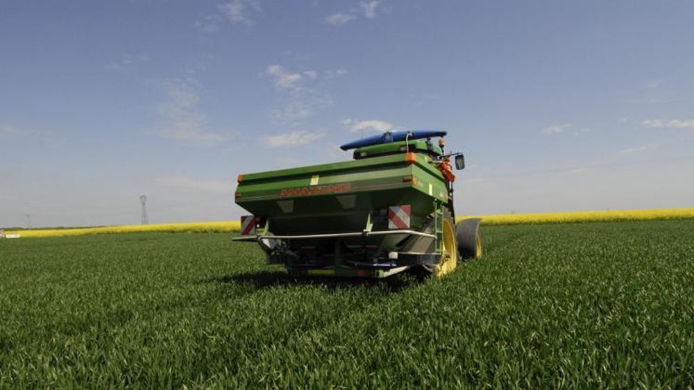 Pour le quatrième mois consécutif, le prix des engrais et amendements a augmenté en février 2017 (+1,9 %), en lien avec la hausse du prix des engrais azotés et phosphatés. © Jean-Claude Grelier/GFA