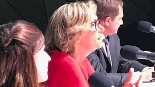 Valérie Pécresse, la présidente de la région Île de France lors de l’assemblée générale de la FDSEA d’Île de France le 24 mai 2018. © Twitter/ChLambert_FNSEA Valérie Pécresse, la présidente de la région Île de France lors de l’assemblée générale de la FDSEA d’Île de France le 24 mai 2018. © Twitter/ChLambert_FNSEA