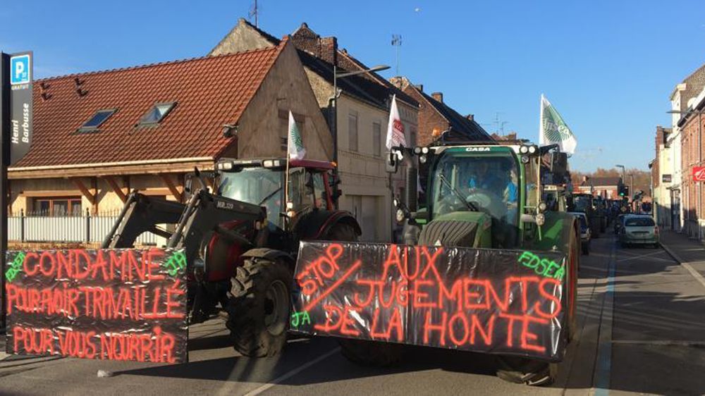 Comme , sur le plan juridique plus aucun recours n’est possible, les agriculteurs qui soutiennent la famille Delval ont décidé d’organiser une manifestation le 30 novembre 2019.  © DR