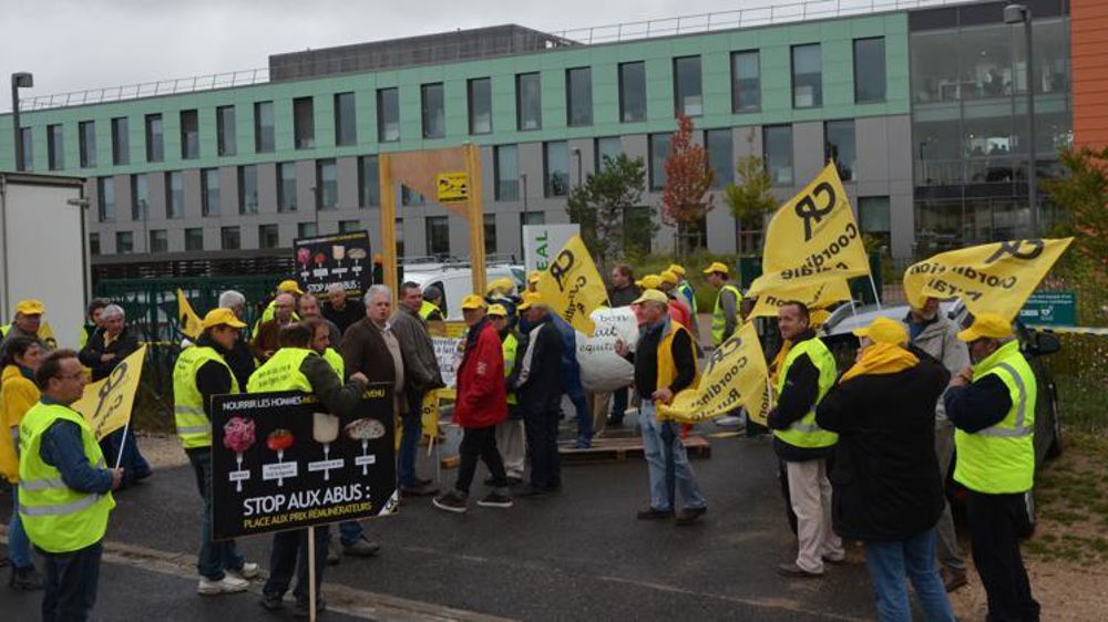 La CR Centre devant Axéréal. © Aude Richard