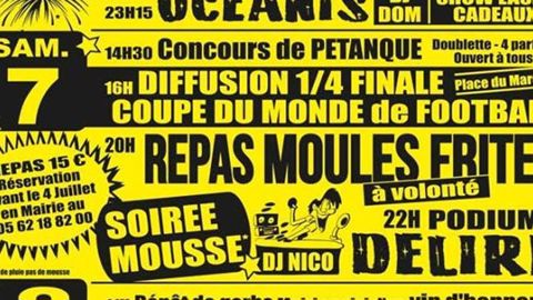 Extrait du programme de la fête de Lanta. Les voleurs auraient profité de l’animation pour dérober 32 tonnes de colza. © Comité des fêtes de Lanta/Facebook Extrait du programme de la fête de Lanta. Les voleurs auraient profité de l’animation pour dérober 32 tonnes de colza. © Comité des fêtes de Lanta/Facebook