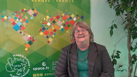 Ann Effland, économiste au ministère américain de l’Agriculture : « L’innovation est toujours bonne. » © I. Logvenoff/GFA Ann Effland, économiste au ministère américain de l’Agriculture : « L’innovation est toujours bonne. » © I. Logvenoff/GFA