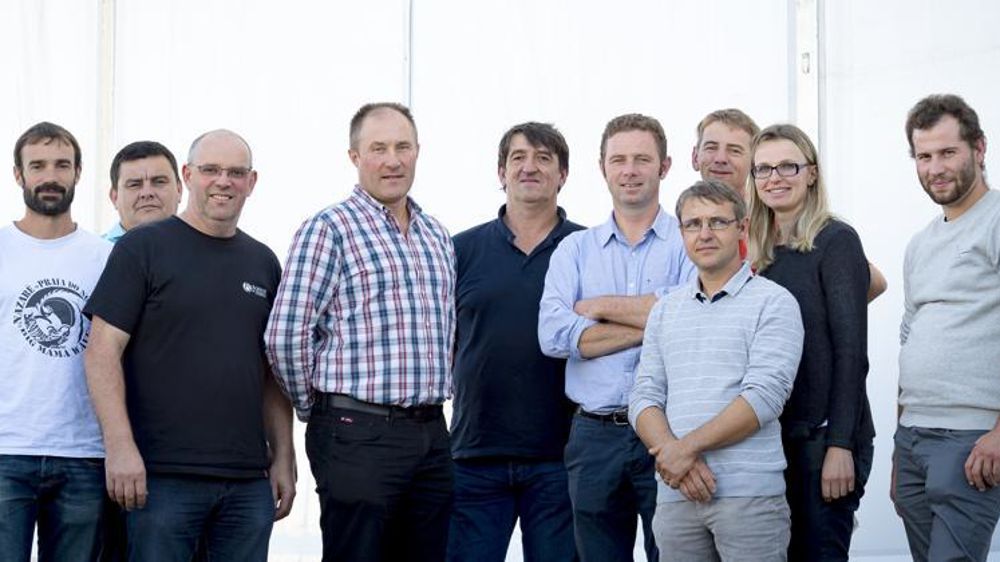 Les membres du bureau de la toute nouvelle association Aberdeen Angus France. © Jérôme Chabanne