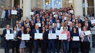 Les députés s’inscrivant dans le mouvement « Accélérons la transition écologique et solidaire ». © Matthieuorphelin.org Les députés s’inscrivant dans le mouvement « Accélérons la transition écologique et solidaire ». © Matthieuorphelin.org