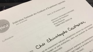 Christiane Lambert, la présidente de la FNSEA, demande à Christophe Castaner, le ministre de l’Intérieur, d’interdire les « journées du sang versé » organisées par 269 Life France. Christiane Lambert, la présidente de la FNSEA, demande à Christophe Castaner, le ministre de l’Intérieur, d’interdire les « journées du sang versé » organisées par 269 Life France.