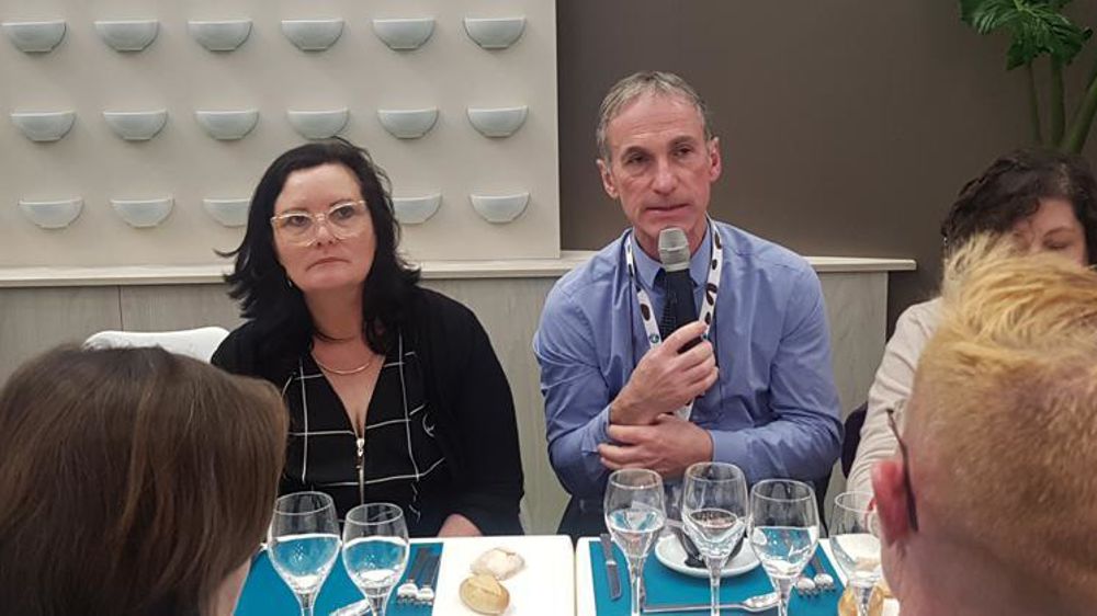 Marie-Thérèse Bonneau, vice-présidente de la FNPL et Thierry Roquefeuil, président de la FNPL, ont réuni la presse à quelques jours de la fin des négociations commerciales ce lundi 25 février. © A. Courty.