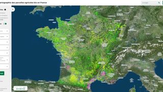 L'outil de cartographie de l'Agence bio, Cartobio, permet de retrouver les parcelles en bio sur le territoire français. L'outil de cartographie de l'Agence bio, Cartobio, permet de retrouver les parcelles en bio sur le territoire français.