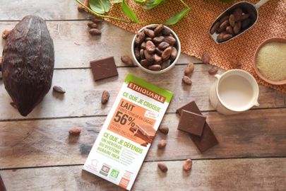 Le lait bio qui entre dans la composition des tablettes de chocolat assure une rémunération aux producteurs de 500 €/1000 litres.