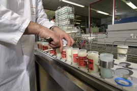 Pour valider leurs observations, les vétérinaires de terrain ont transmis des échantillons à cinq laboratoires européens qui confirment les écarts observés sur le terrain. © Stéphane Leitenberger Pour valider leurs observations, les vétérinaires de terrain ont transmis des échantillons à cinq laboratoires européens qui confirment les écarts observés sur le terrain. © Stéphane Leitenberger
