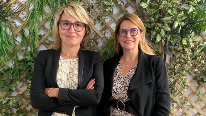 Delphine Guey et Florence Nys, présidente et déléguée générale de l’Unifa, mardi 8 novembre à Paris. © R. FOURREAUX