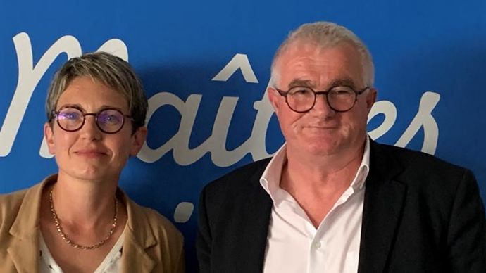 « Nous devons rester vigilants à trois grandes variables : la disponibilité laitière, la disponibilité énergétique et les disponibilités en ressources humaines… », a exposé Valérie Blandin, la nouvelle présidente des Maîtres laitiers du Cotentin, élue le 6 septembre en AG et qui succède à Christophe Levavasseur. © C. HUE