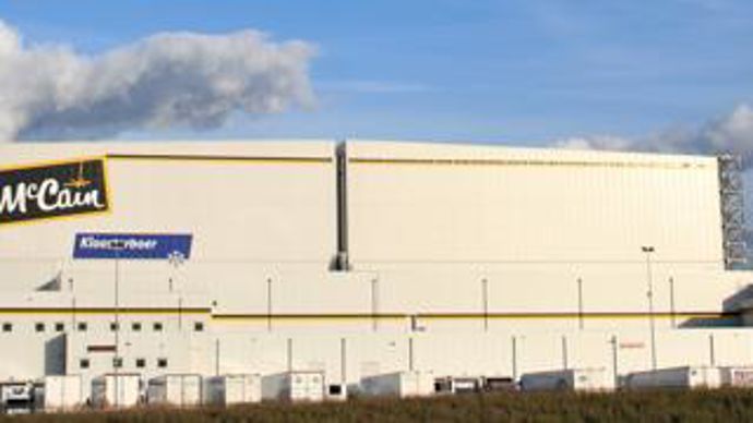 Usine McCain d’Harnes dans le Pas-de-Calais. © B. Cailliez