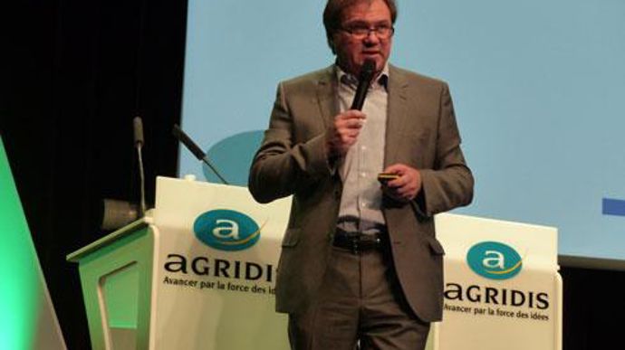 « Pour être pérenne, la création de valeur doit être partagée par tous les acteurs de notre chaîne, notre filière », a déclaré Eric Barbedette, DG d'Agridis-Holdis depuis six mois. © M. COISNE « Pour être pérenne, la création de valeur doit être partagée par tous les acteurs de notre chaîne, notre filière », a déclaré Eric Barbedette, DG d'Agridis-Holdis depuis six mois. © M. COISNE