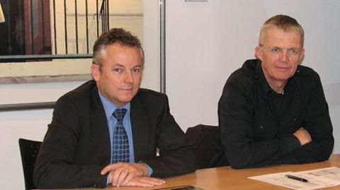 François Pignolet, le nouveau directeur (à gauche) et Roland Primas, le président, veulent poursuivre une diversification maîtrisée. © C. HIET François Pignolet, le nouveau directeur (à gauche) et Roland Primas, le président, veulent poursuivre une diversification maîtrisée. © C. HIET