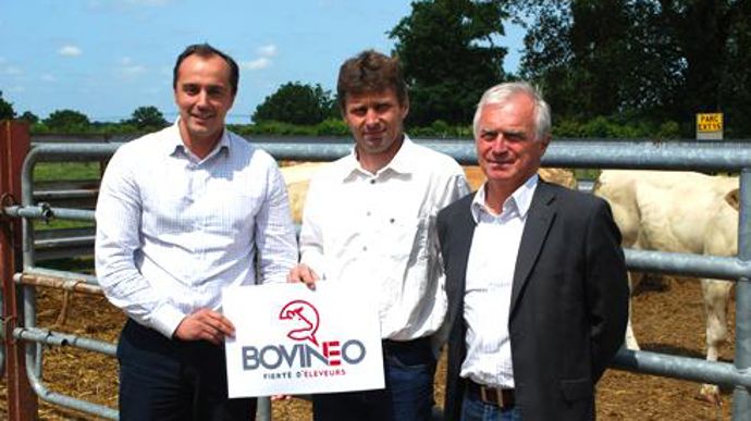 Le staff de Bovinéo, de gauche à droite : Mathieu Staub, directeur, Mickaël Bazantay, président et Guy Mérieau, vice-président. © CAVAC Le staff de Bovinéo, de gauche à droite : Mathieu Staub, directeur, Mickaël Bazantay, président et Guy Mérieau, vice-président. © CAVAC