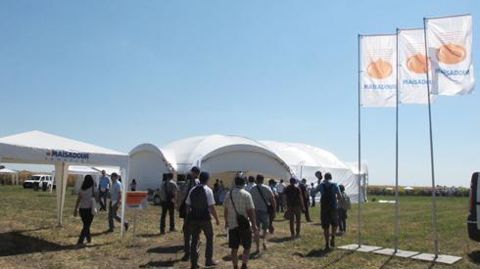 Les semences européennes sont très prisées en Ukraine. Plus de 450 personnes, dont une majorité d'agriculteurs, sont venues assister à l'agroforum annuel de Maïsadour semences Ukraine. © M. COISNE Les semences européennes sont très prisées en Ukraine. Plus de 450 personnes, dont une majorité d'agriculteurs, sont venues assister à l'agroforum annuel de Maïsadour semences Ukraine. © M. COISNE