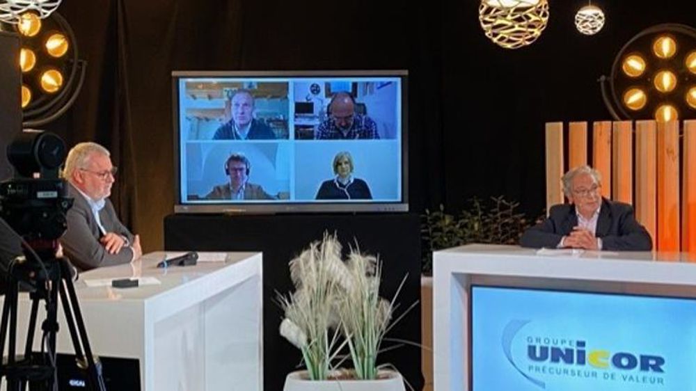 Denis Simon, DG d’Unicor (à g.), se félicite de la mobilisation des équipes du groupe et du cap clair qui a été donné, il y a trois ans, lequel permet aujourd’hui d’enregistrer des résultats satisfaisants. © UNICOR