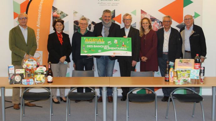 Les banques alimentaires étaient déjà les premières bénéficiaires des dons de denrées d’Agrial. Le partenariat signé le 13 octobre (photo) permettra d’encore mieux structurer ce lien.