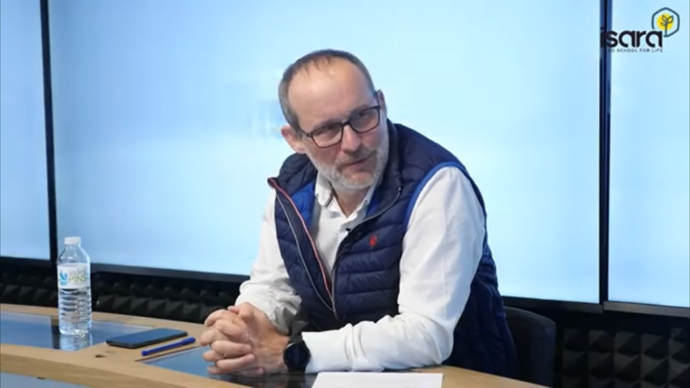 Sébastien Graff, DRH d’InVivo, lors d’un récent webinaire avec l’école Isara et le club Demeter sur le renouvellement des générations en agriculture. © H. LAURANDEL