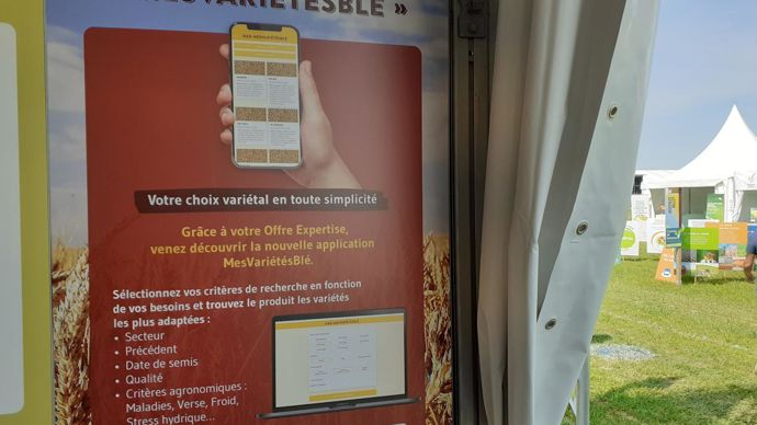 Les deux outils MesVariétésBlé et DigitAppro sont accessibles au bureau via arterre.net et au champ sur smartphone. © C. URVOY