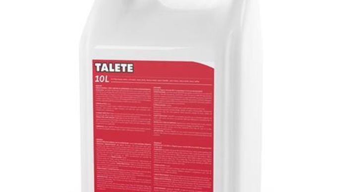 Conditionné en bidon de 10 litres, Talete va d’abord être déployé sur les cultures équipées d’un goutte-à-goutte, puis sur maïs et pommes de terre dans un deuxième temps.